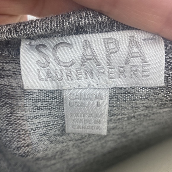 Scapa Lauren Perre Long Sleeve Scoop Neck Top - Picture 12 of 13